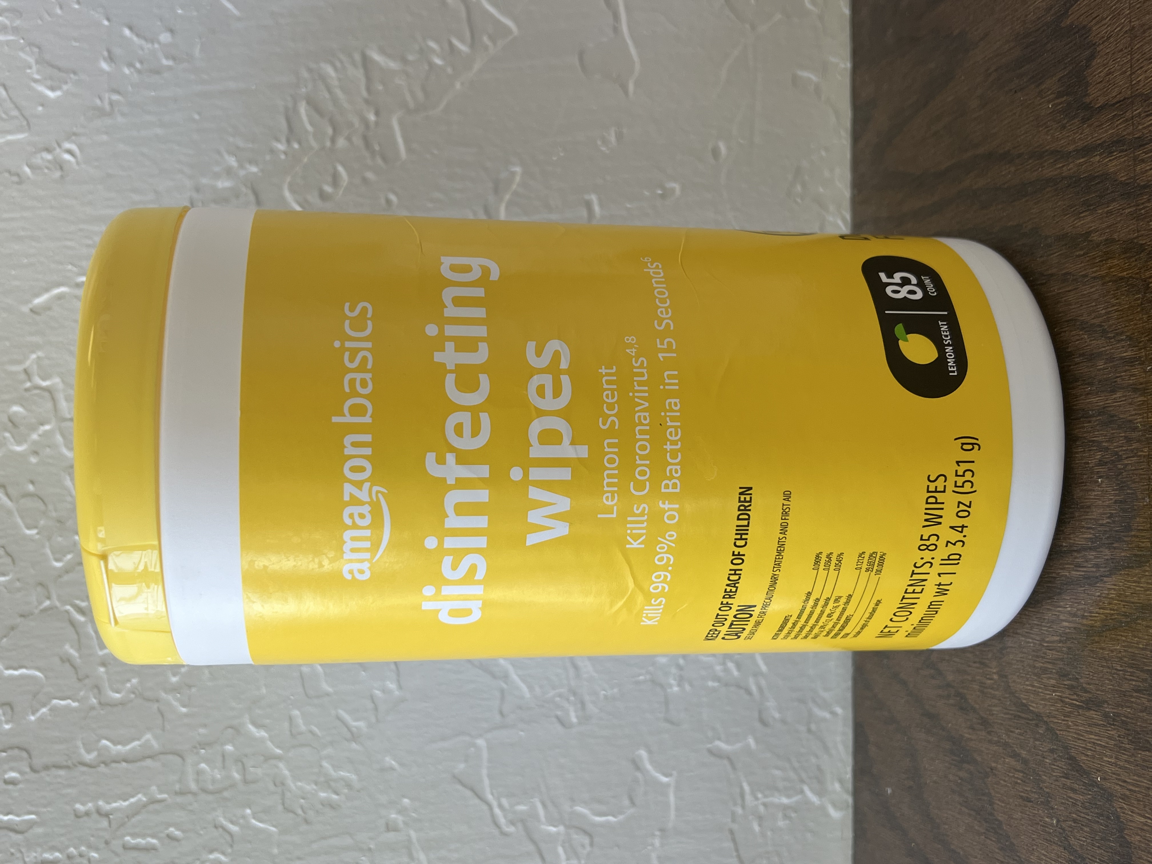 Disinfecting wipes